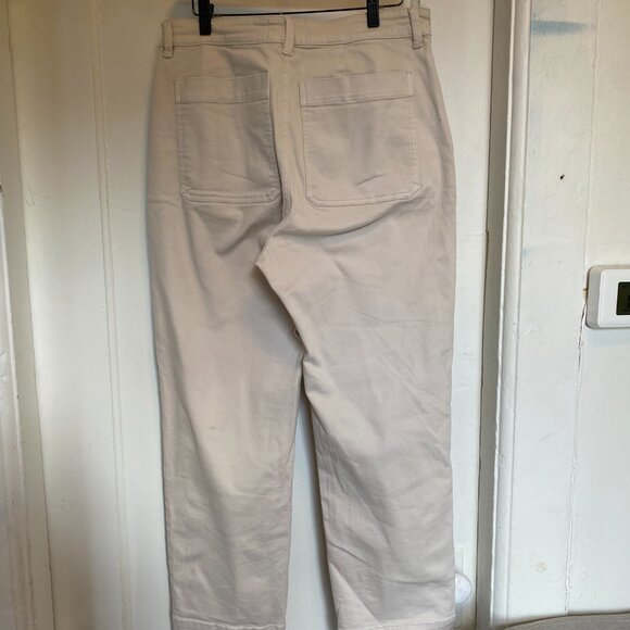 Everlane Bone Straight Leg Cropped Tall pants - Picture 3 of 3